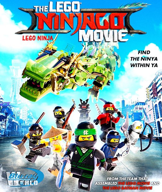B3423.The LEGO Ninjago Movie 2017 - Câu Chuyện Lego: Ninja 2D25G (TRUE- HD 7.1 DOLBY ATMOS) 